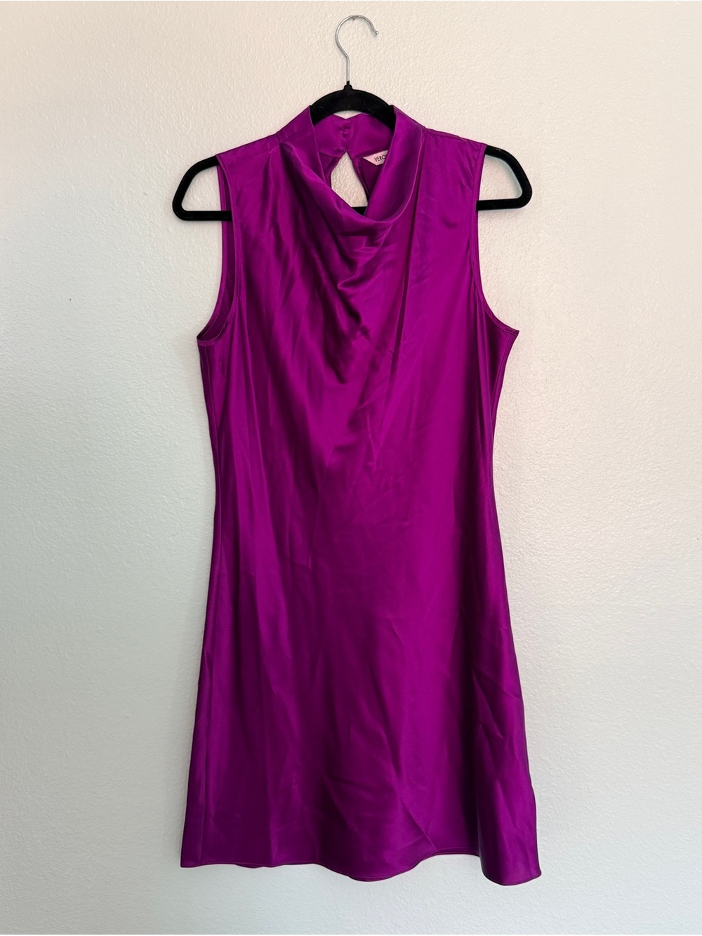NWT Veronica Beard Maelle Draped Stretch Silk Mini Dress Size 8
